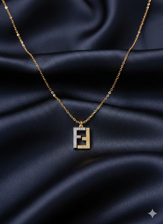 Faltufit's Elite Golden Logo Pendant