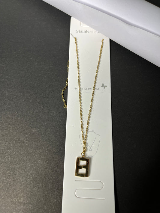 Faltufit's Elite Golden Logo Pendant