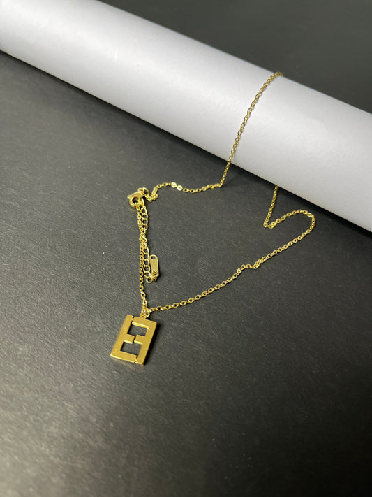 Faltufit's Elite Golden Logo Pendant