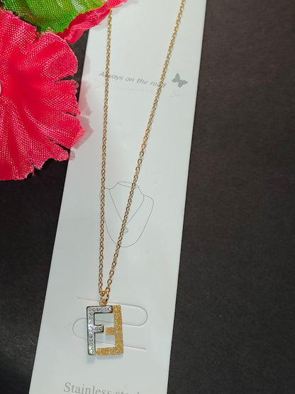 Faltufit's Elite Golden Logo Pendant