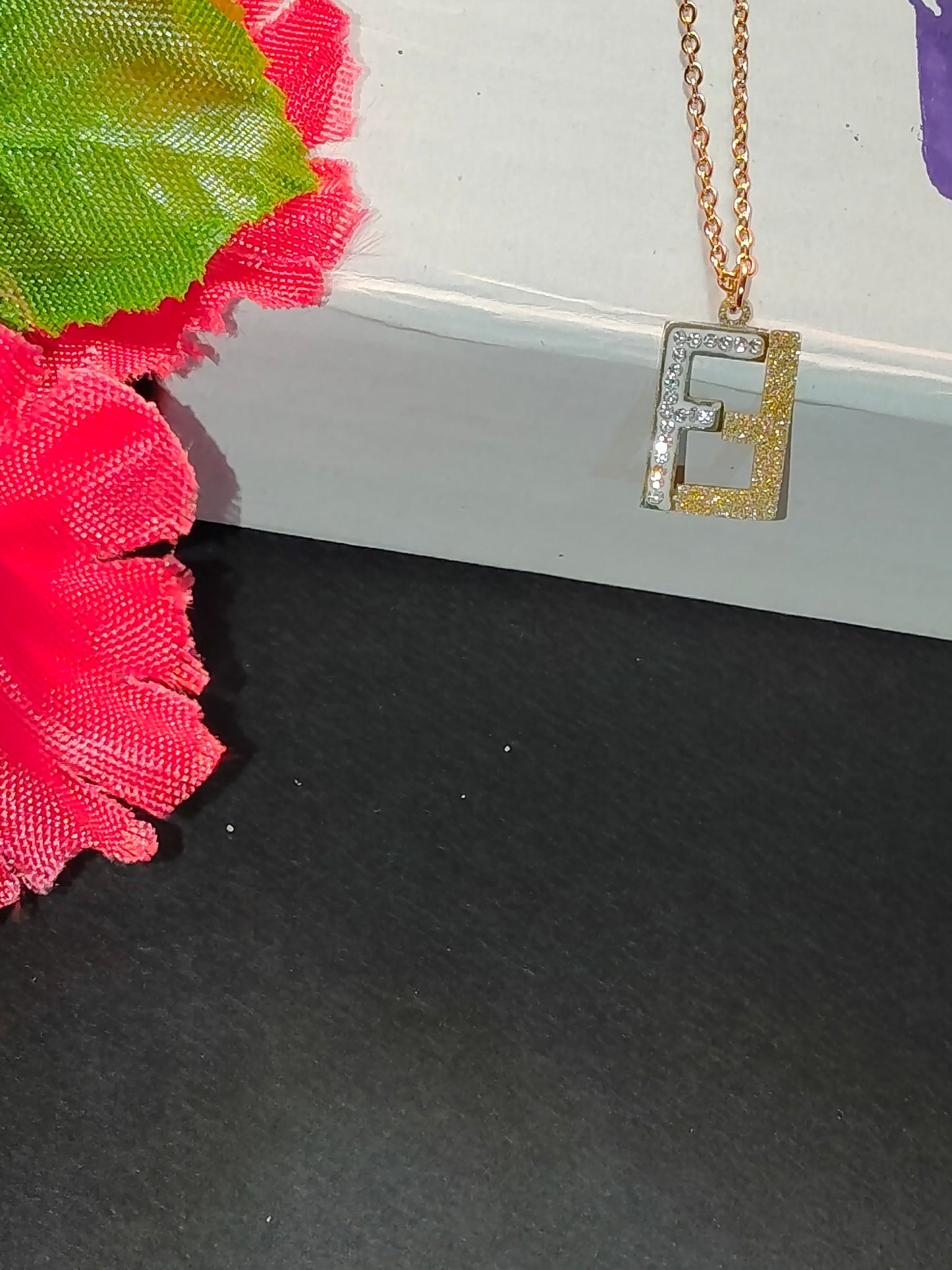 Faltufit's Elite Golden Logo Pendant