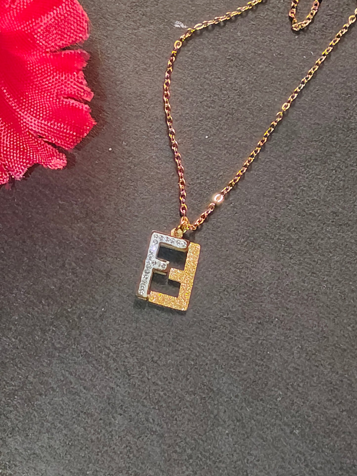 Faltufit's Elite Golden Logo Pendant